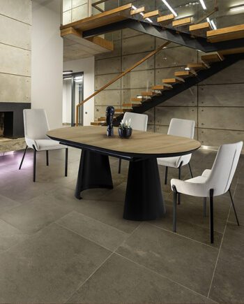 Mesa comedor CAPRI madera de superficie melamínica de alta resistencia Schuller