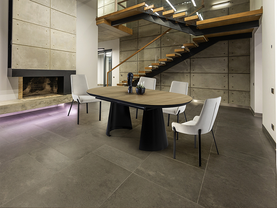 Mesa comedor CAPRI madera de superficie melamínica de alta resistencia Schuller