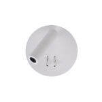 Aplique de pared con lector led 9w luz indirecta con doble interruptor, 2074052 F Bright. STOCK EN TIENDA