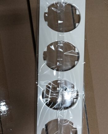 Mecanismos TACTO Niessen placa IV vertical, color blanco 5574BL. STOCK DISPONIBLE EN TIENDA