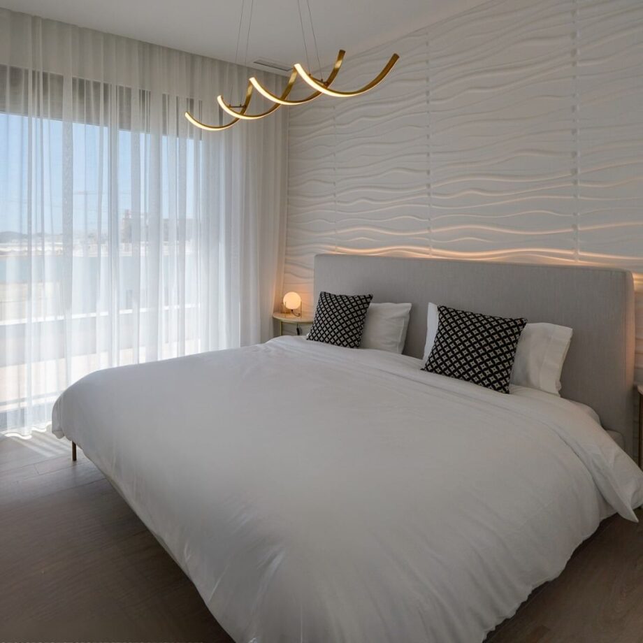 Lámpara DIDO en línea espiral oro con 33W Led