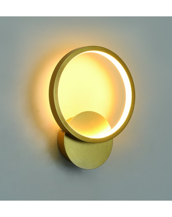 KOEL: Plafón Led aro dorado con 12W luz cálida 3K, 80019 Narvi. 25 x 20 x 6cm. STOCK DISPONIBLE EN TIENDA