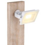 Sobremesa JOYA madera con proyector blanco Led 5w
