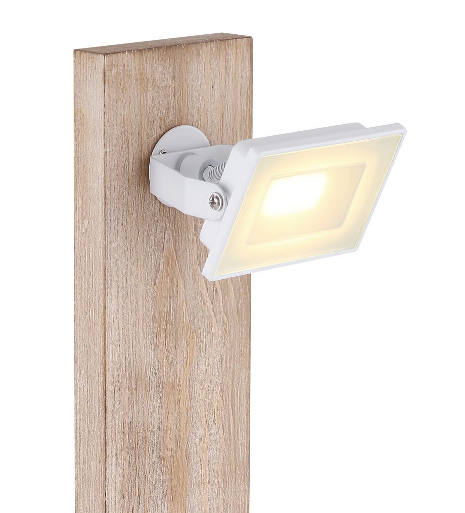Sobremesa JOYA madera con proyector blanco Led 5w