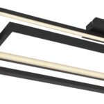 Plafón en línea FLIPS rectangular 43W Led dimable con mando