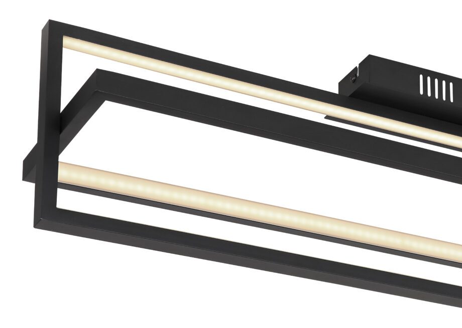 Plafón en línea FLIPS rectangular 43W Led dimable con mando