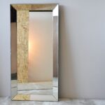 Espejo vestidor rectangular de suelo con marco de espejos
