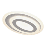 Plafón JAVIER XL blanco y acrílico oval con mando a distancia Acontract-Luz.