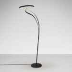 Lámpara de pie DANZA metal negro arenado con 39W Led dimable