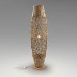 YAIZA: Lámpara de pie salón papel trenzado, 514264 Schuller. ↔ 32,0 ↨ 119,0 cm.