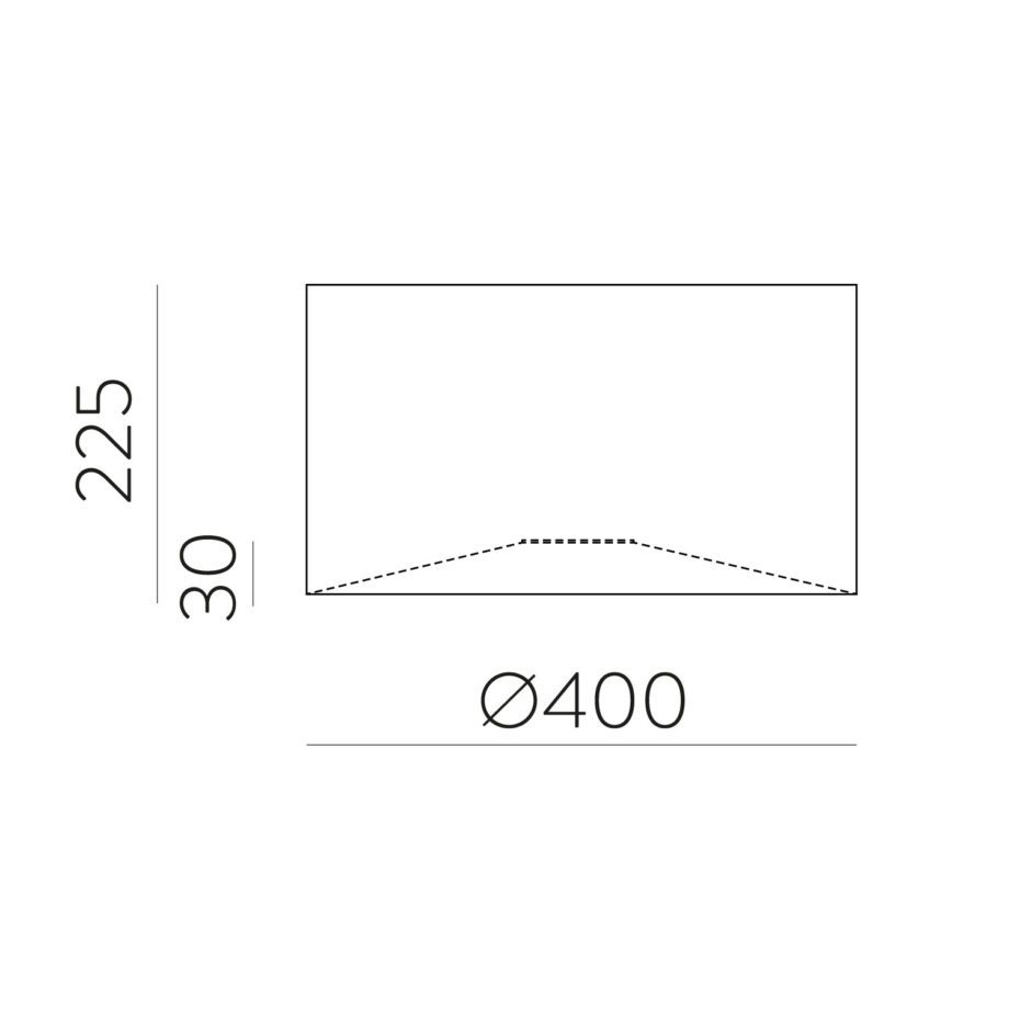 Pantalla cilindro redonda blanca, 5PANT8204080B ACB Iluminación. 40 cm.