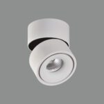Plafón APEX de foco orientable blanco con 13w Led luz cálida ACB Iluminación
