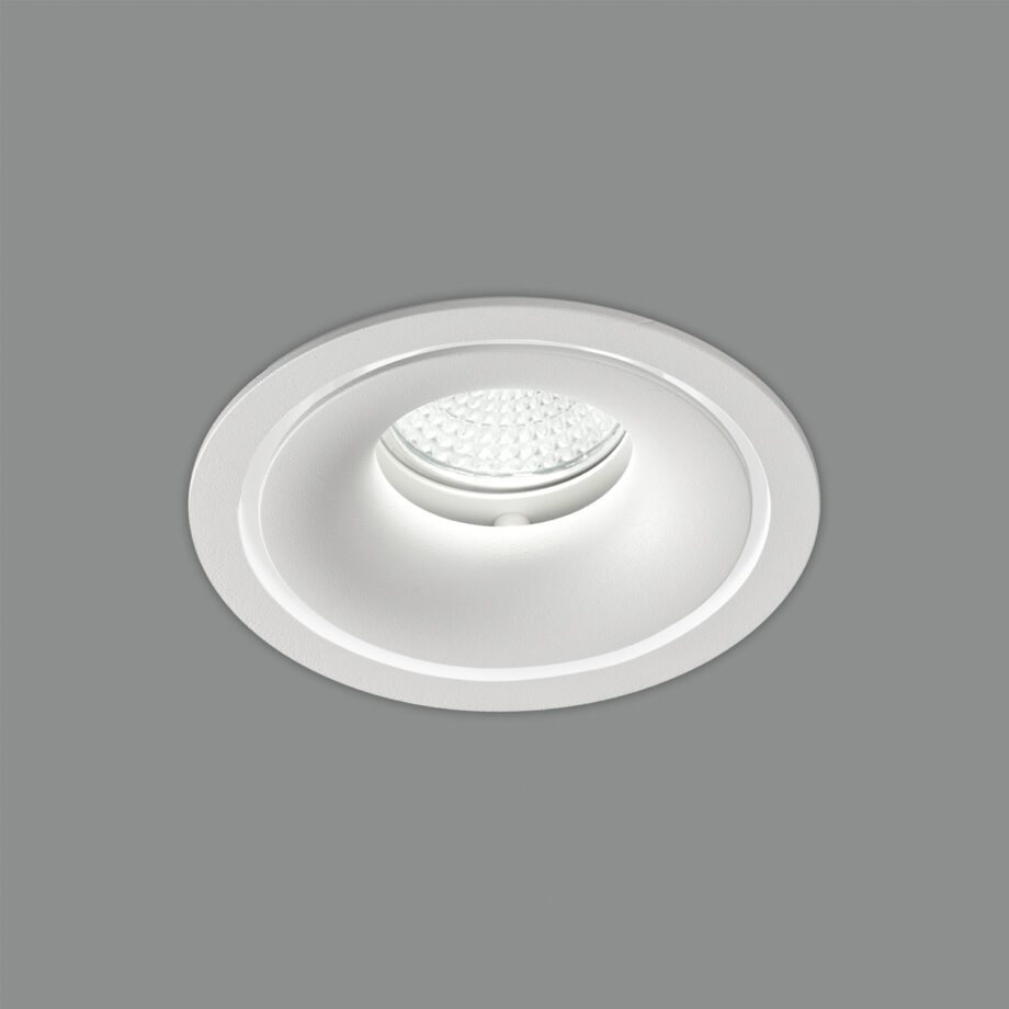 Aro empotrable APEX blanco texturado para bombilla gu10 ACB Iluminación