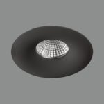 Aro empotrable ANTEA negro texturado para bombilla gu10 Led Acb Iluminación