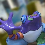RANITA - Figura rana de colores pop