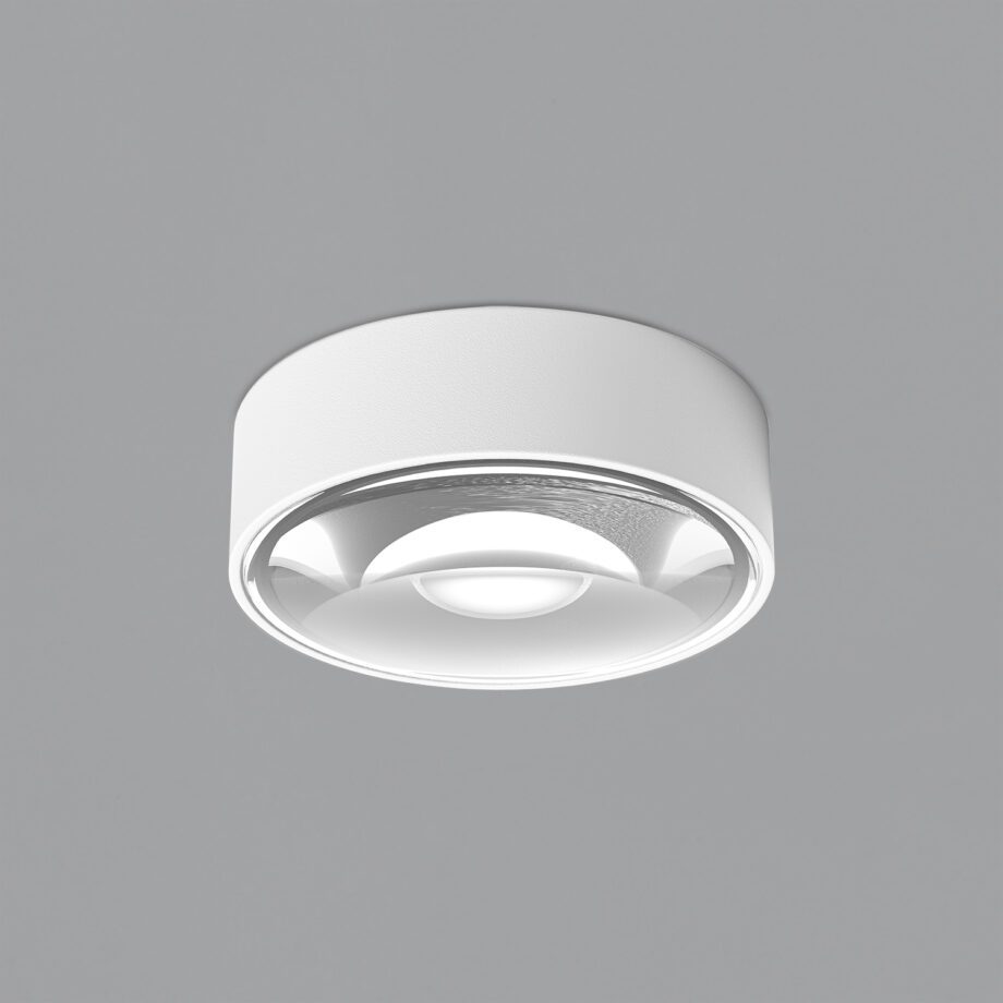 Plafón exterior ANIA blanco texturado con 6w Led luz cálida ACB Iluminación
