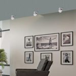 Plafón APEX de foco orientable blanco con 13w Led luz cálida ACB Iluminación