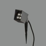 Estaca APUS pincho exterior antracita texturado con 6w Led ACB Iluminación