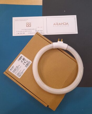 Tubo fluorescente circular T4 12w recambio para Flexo de lupa o similar, 00301 EDM. STOCK EN TIENDA