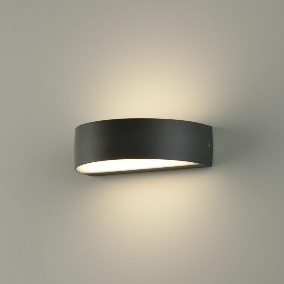 Aplique AYSEL de exterior en antracita texturado 2 x 5w Led ACB Iluminación