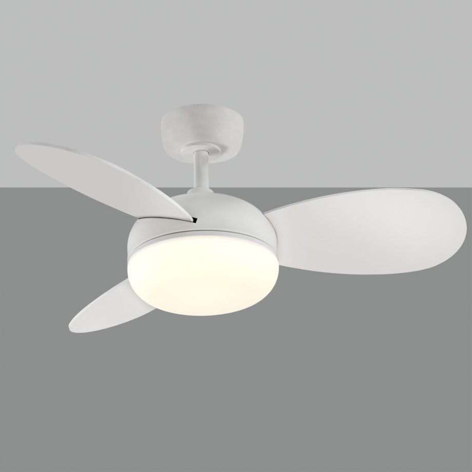 Ventilador de aspas BISE blanco 22w LED con 92cm