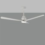 Ventilador de aspas GREGAL Blanco con 18w Led ACB Iluminación