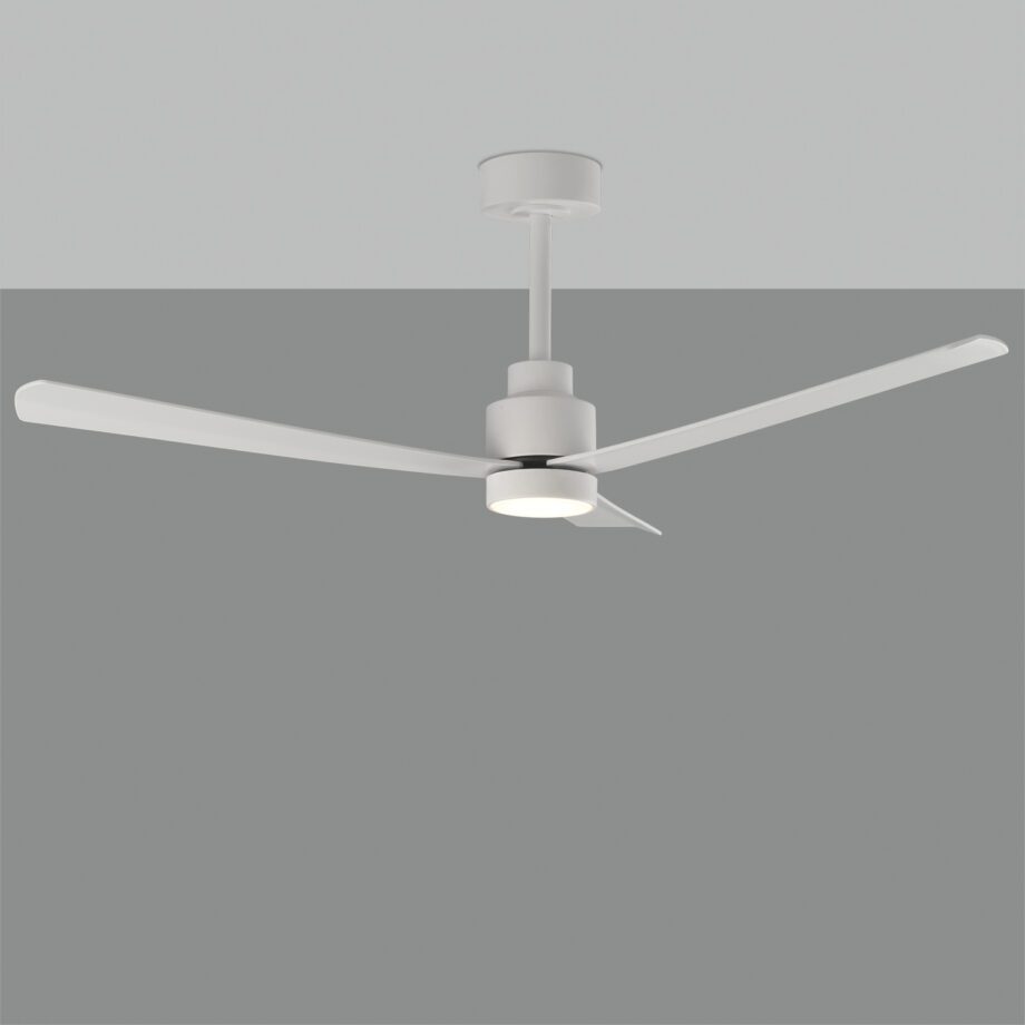 Ventilador de aspas GREGAL Blanco con 18w Led ACB Iluminación