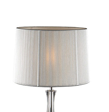 Pantalla hilo plata de lámpara Lin ø27,0 ↨ 19,0 cm