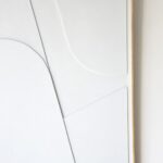 Cuadro RELIEVE GRIS CLARO N2 con marco de madera