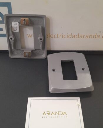 Placa I elementos Metrópoli Eunea 3070G Gris.