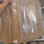 Pantalla para colgar de portalámparas E27 con 38 cm Tableada oscura