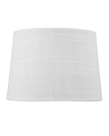 Pantalla para E27, Medida 25cm, Lino blanco