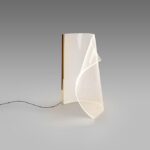 VELOS II - Lámpara de sobremesa oro rosa con metacrilato 12W LED Dimable Schuller