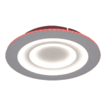 SONNE - Plafón redondo blanco 73w Led blanco y perímetro RGB con mando a distancia Acontract