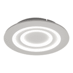 SONNE - Plafón redondo blanco 73w Led blanco y perímetro RGB con mando a distancia Acontract