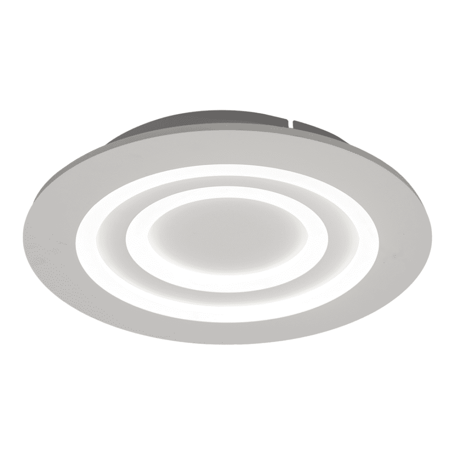SONNE - Plafón redondo blanco 73w Led blanco y perímetro RGB con mando a distancia Acontract