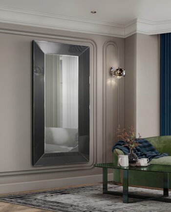 Espejo ROMA con marco de lunas biseladas smoke grande Schuller