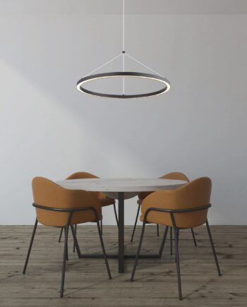 Lámpara GRENVIX negra de 36W Led luz cálida Globo Lighting