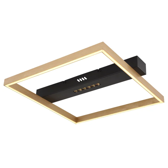 Plafón LUFFY negro y dorado 24w Led Globo Lighting