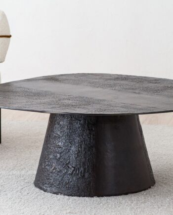 Mesa de centro JUNO metal acabado óxido VP Interiorismo