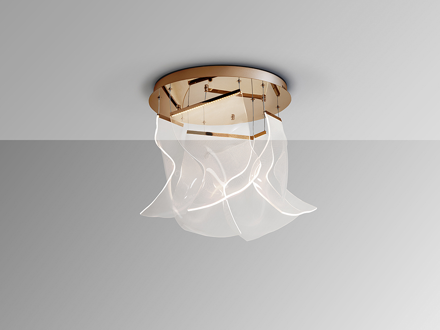 609583-velos-schuller-VELOS -Espectacular lámpara oro rosa de 5 luces con 25W Led