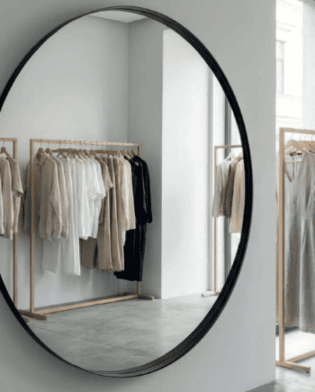 Espejo BARI con marco negro Acb Iluminación