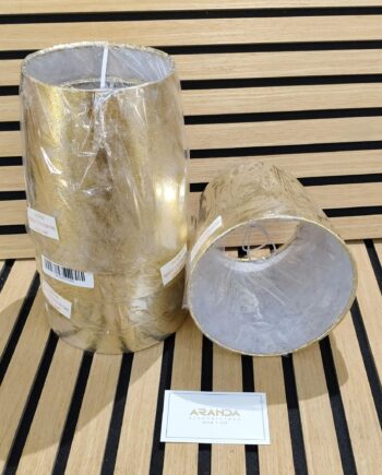 Pantalla HERMES con pinza pan de oro forma normal alta Marinisa