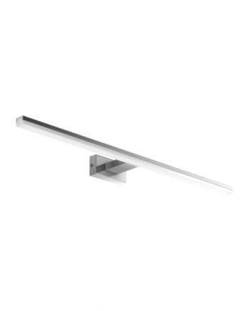 Aplique pared cromo con 20W Led luz neutra 4k, TIWALL 5-7599 Mdc, 75cm Ip44. STOCK DISPONIBLE EN TIENDA